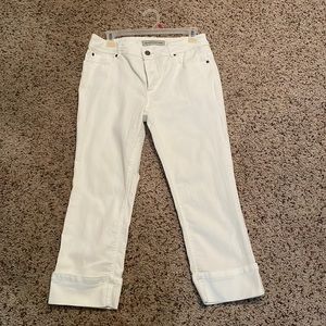 Chico's White Ankle & Cropped Jeans